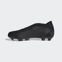 Adidas Predator Accuracy.3 Laceless FG - Black/Black/White - Size 9.5