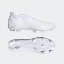 Adidas Predator Accuracy.3 Laceless FG Firm Ground Soccer Cleats White/Black / 13.5