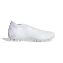 Adidas Predator Accuracy.3 Laceless FG Firm Ground Soccer Cleats White/Black / 13.5
