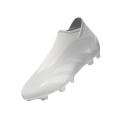 Adidas Predator Accuracy.3 Laceless FG Firm Ground Soccer Cleats White/Black / 13.5