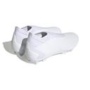 Adidas Predator Accuracy.3 Laceless FG Firm Ground Soccer Cleats White/Black / 6