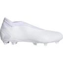 Adidas Predator Accuracy.3 Laceless FG Firm Ground Soccer Cleats White/Black / 9.5