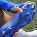 Adidas Predator Edge.1 FG Football Boots - Adult - Hi-Res Blue/Turbo