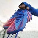 Adidas Predator Edge.1 FG Football Boots - Adult - Hi-Res Blue/Turbo