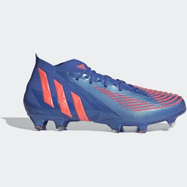 Adidas Predator Edge.1 FG Football Boots - Adult - Hi-Res Blue/Turbo