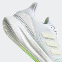 Adidas Pureboost 22 Shoes White Light Green - 46