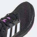 adidas-Pureboost 22 Shoes-Women-Core Black / Cloud White / Semi Pulse Lilac-5