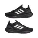 adidas-Pureboost 22 Shoes-Women-Core Black / Cloud White / Semi Pulse Lilac-5