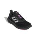 adidas-Pureboost 22 Shoes-Women-Core Black / Cloud White / Semi Pulse Lilac-5