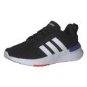 adidas-Racer TR21 Shoes-Kids-Core Black / Cloud White / Sonic Ink-2