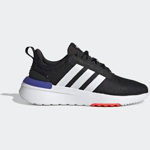 adidas-Racer TR21 Shoes-Kids-Core Black / Cloud White / Sonic Ink-2