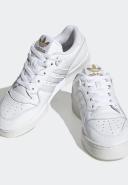 adidas-Rivalry Low Shoes-Women-Cloud White / Dash Grey / Gold Metallic-7.5