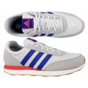 Adidas Run 60s 3.0 Shoes Grey Deep Blue Red - 48