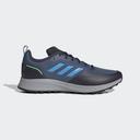adidas-Run Falcon 2.0 TR Shoes-Men-Wonder Steel / Pulse Blue / Beam Green-8.5