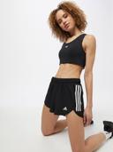 adidas-Run It Shorts-Women-Black / White-M