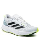 Adidas Running Adizero SL Trainers in White and Green