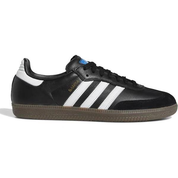 Adidas Samba ADV Shoes Black / White / Gold Metallic 9.5 - Men Skateboarding Trainers