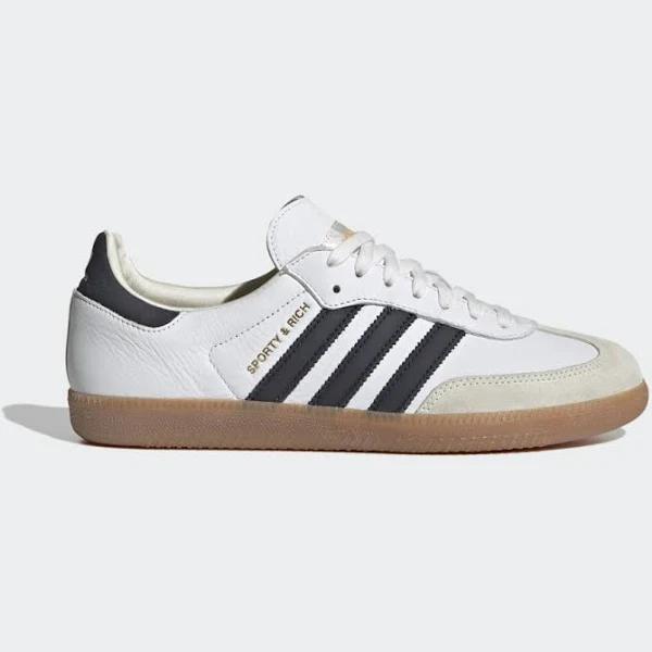 Adidas Samba OG Sporty & Rich Shoes White / Ink / Gum M 9 / W 10 - Men Lifestyle Trainers