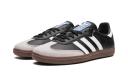 Adidas Samba Vegan Shoes - Unisex - Black / White / Gum - 4