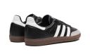 Adidas Samba Vegan Shoes - Unisex - Black / White / Gum - 4