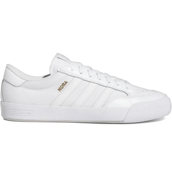 adidas-Nora Shoes-Unisex-Cloud White / Cloud White / Gold Metallic-7.5