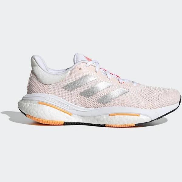 Adidas Solarglide 5 Womens Running Shoes White/Silver US 11