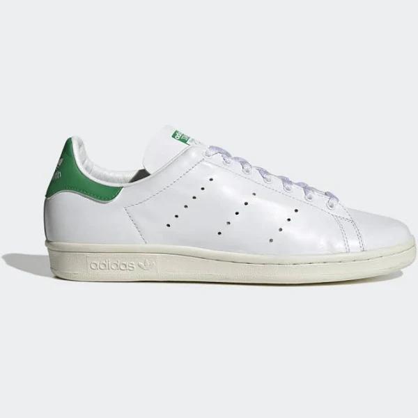 adidas-Stan Smith 80s Shoes-Men-Cloud White / Cloud White / Green-11.5