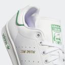 adidas-Stan Smith Shoes-Men-Cloud White / Green / Active Purple-9