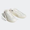 adidas-Stan Smith Shoes-Women-Core White / Bliss Orange / Silver Metallic-11