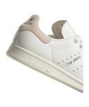 adidas-Stan Smith Shoes-Women-Core White / Bliss Orange / Silver Metallic-7