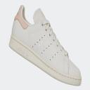 adidas-Stan Smith Shoes-Women-Core White / Bliss Orange / Silver Metallic-7