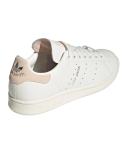 adidas-Stan Smith Shoes-Women-Core White / Bliss Orange / Silver Metallic-7
