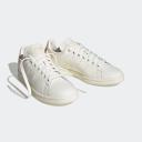 adidas-Stan Smith Shoes-Women-Core White / Bliss Orange / Silver Metallic-8