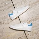 adidas-Stan Smith Shoes-Women-Core White / Blue Bird / Core Black-5.5