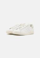 adidas-Stan Smith Shoes-Women-Core White / Linen Green / Silver Metallic-9.5