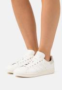 adidas-Stan Smith Shoes-Women-Core White / Linen Green / Silver Metallic-9.5