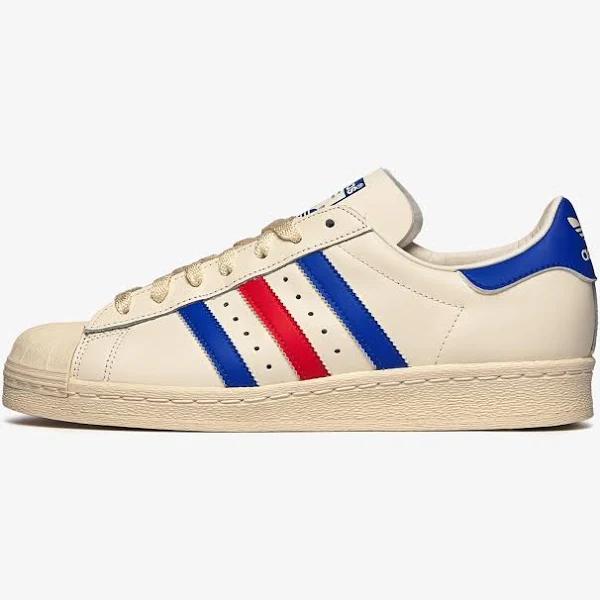 Adidas Superstar 82 Cloud White/ Blue Dawn/ Red