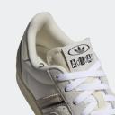 Adidas Superstar Cloud White / Aluminium / Vivid Red - Size 12