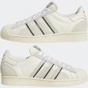 Adidas Superstar Cloud White / Aluminium / Vivid Red - Size 12