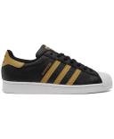 Adidas Superstar Magic Beige Shoes - Size 10 - Core Black / Magic Beige / Cloud White