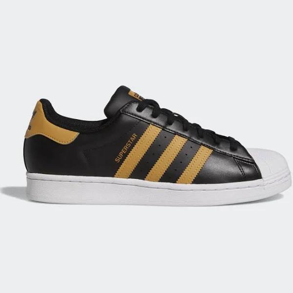 Adidas Superstar Magic Beige Shoes - Size 10 - Core Black / Magic Beige / Cloud White