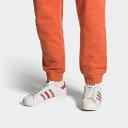 adidas-Superstar Shoes-Men-Crystal White / Preloved Red / Clay Strata-M 6 / W 7