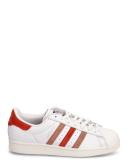adidas-Superstar Shoes-Men-Crystal White / Preloved Red / Clay Strata-M 6 / W 7