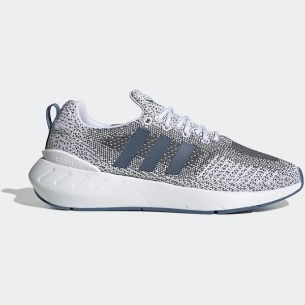 Adidas Swift Run 22 Shoes White / Altered Blue / White 10 - Men Lifestyle Trainers