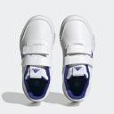 Adidas Tensaur Sport Hook and Loop Shoes White Blue Kids - 36