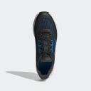 Adidas Terrex Agravic Flow 2 Trail Running Shoes - Core Black/Blue Rush/Turbo