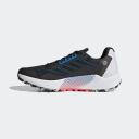 Adidas Terrex Agravic Flow 2 Trail Running Shoes - Core Black/Blue Rush/Turbo