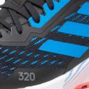 Adidas Terrex Agravic Flow 2 Trail Running Shoes - Core Black/Blue Rush/Turbo