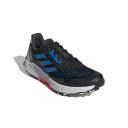 Adidas Terrex Agravic Flow 2 Trail Running Shoes - Core Black/Blue Rush/Turbo