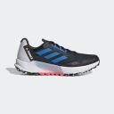 Adidas Terrex Agravic Flow 2 Trail Running Shoes - Core Black/Blue Rush/Turbo